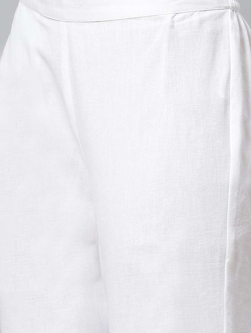 multi colored cotton blend kurta pant set - 18261096 - Standard Image - 4