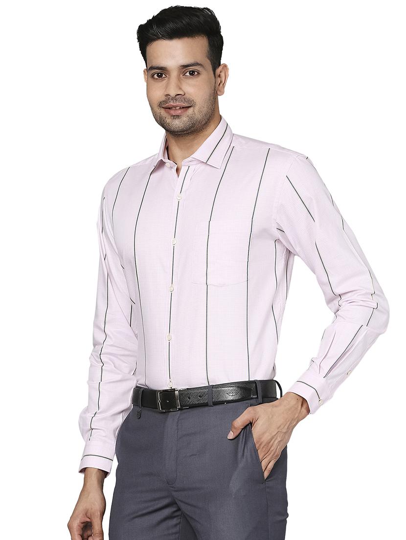 pink striped formal shirt - 18261346 - Standard Image - 1