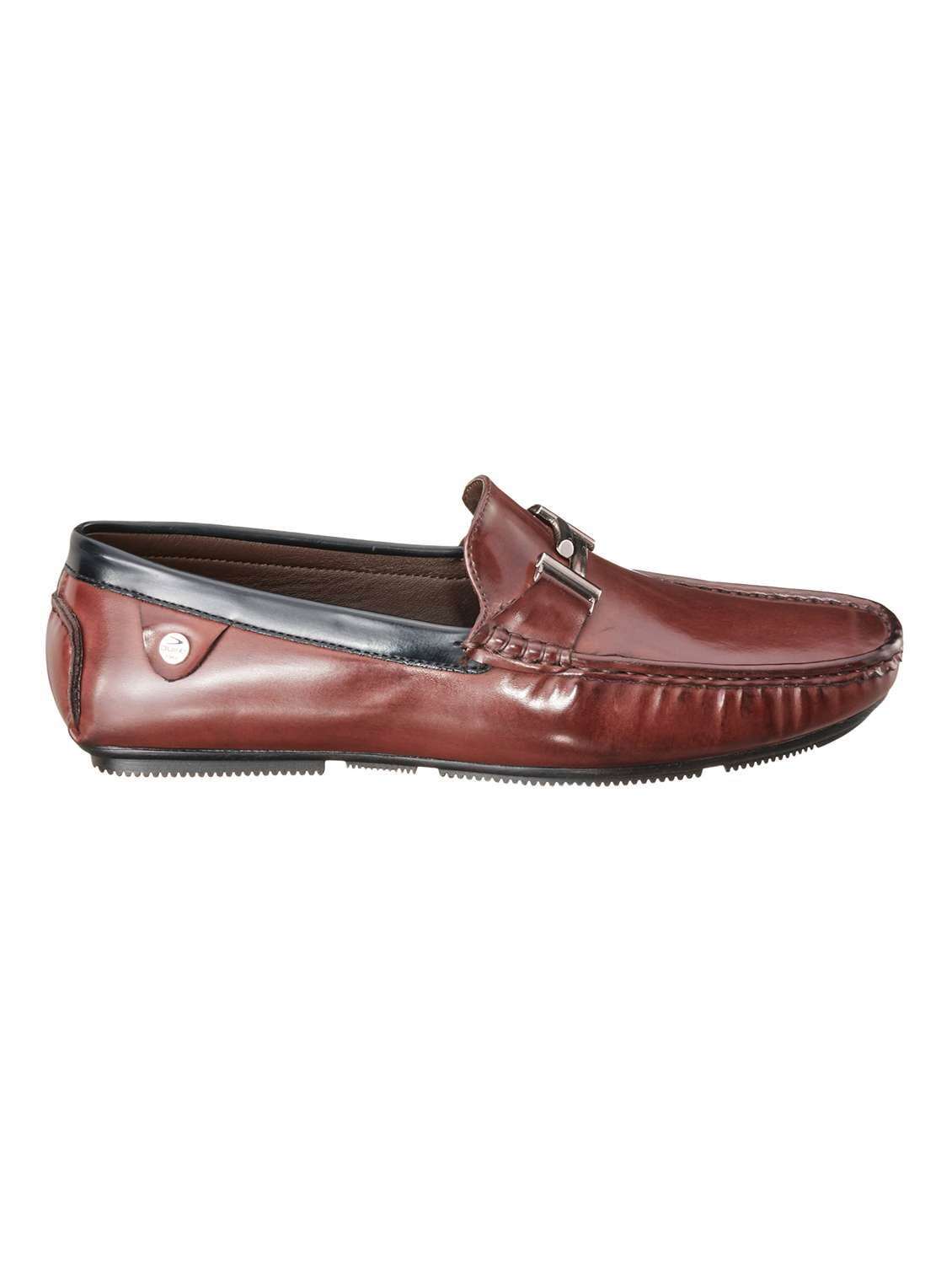 Maroon Synthetic Slip On Loafers - 18264122 -  Standard Image - 1