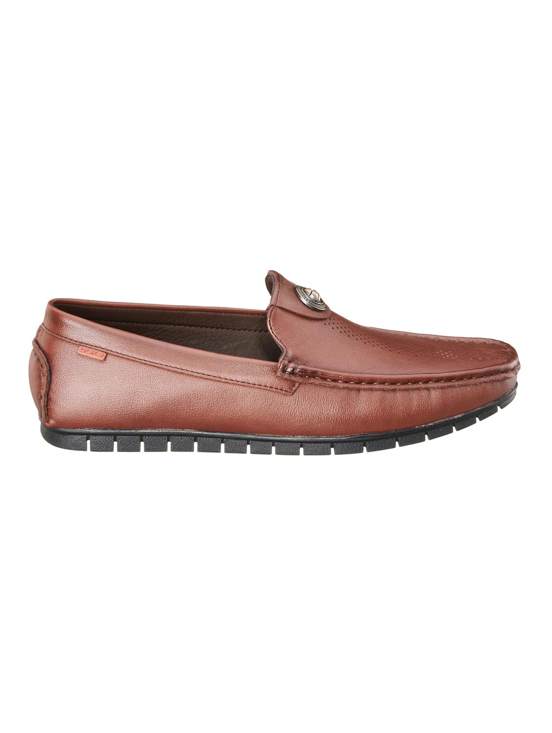 tan synthetic slip on loafers - 18264127 -  Standard Image - 1