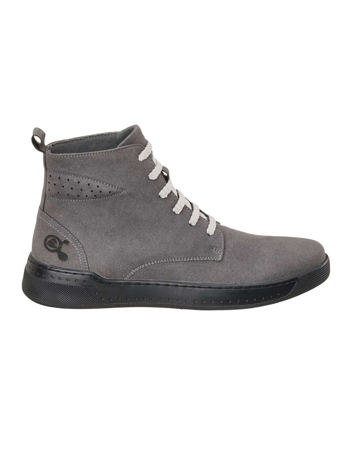 grey suede lace up boots - 18264253 - Standard Image - 1