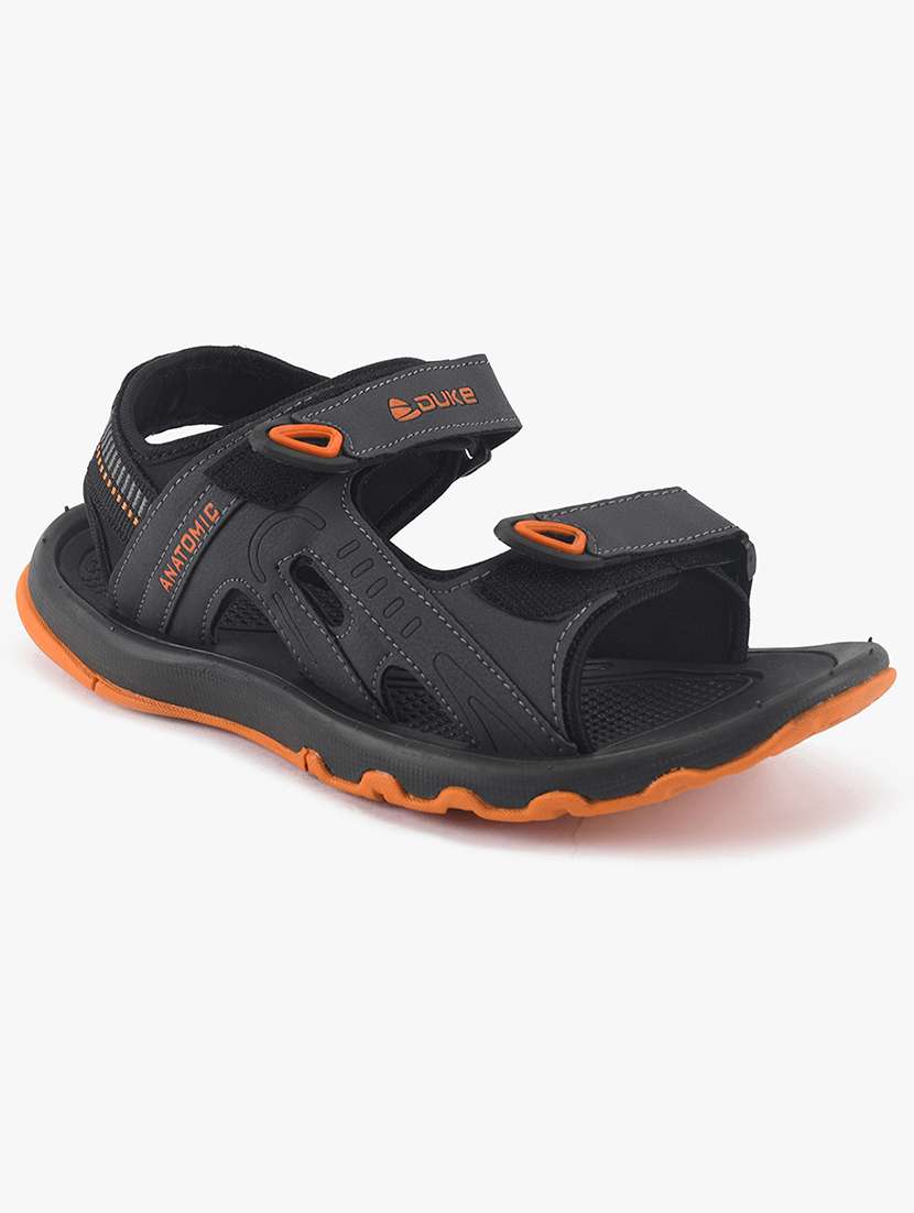 grey pu slip on floaters