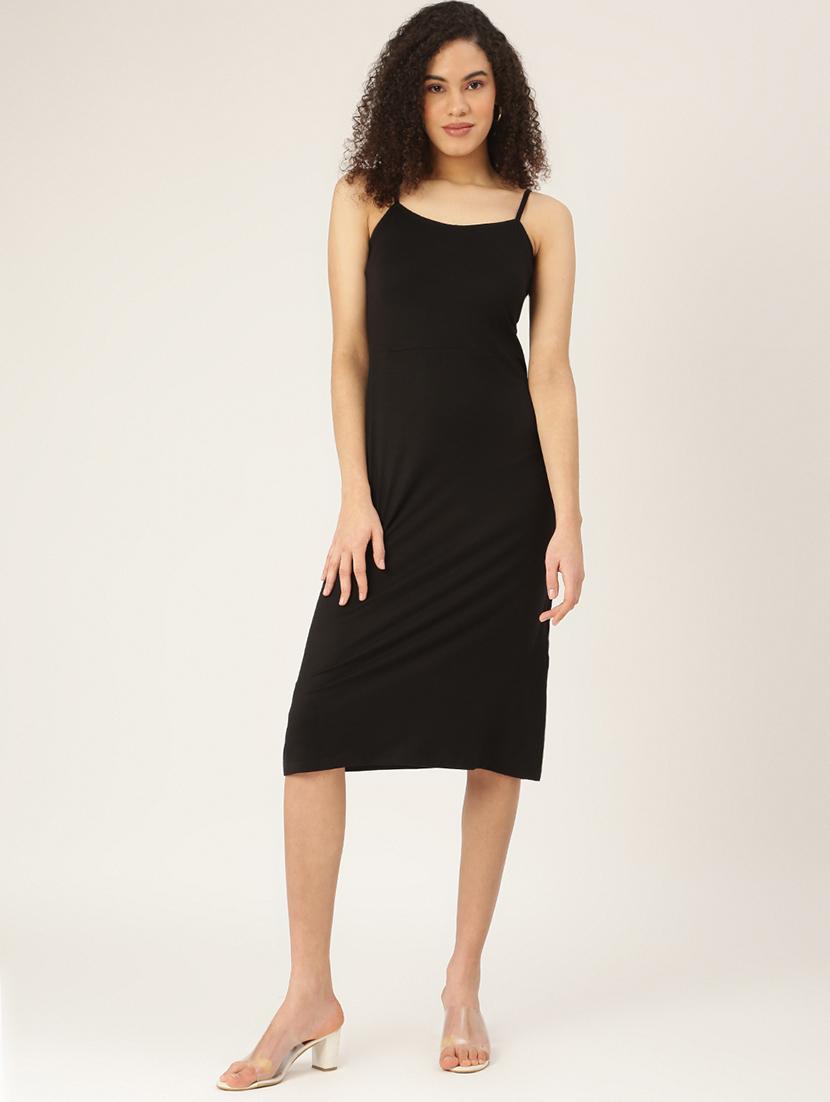 cami neck solid bodycon dress - 18266272 - Zoom Image - 0
