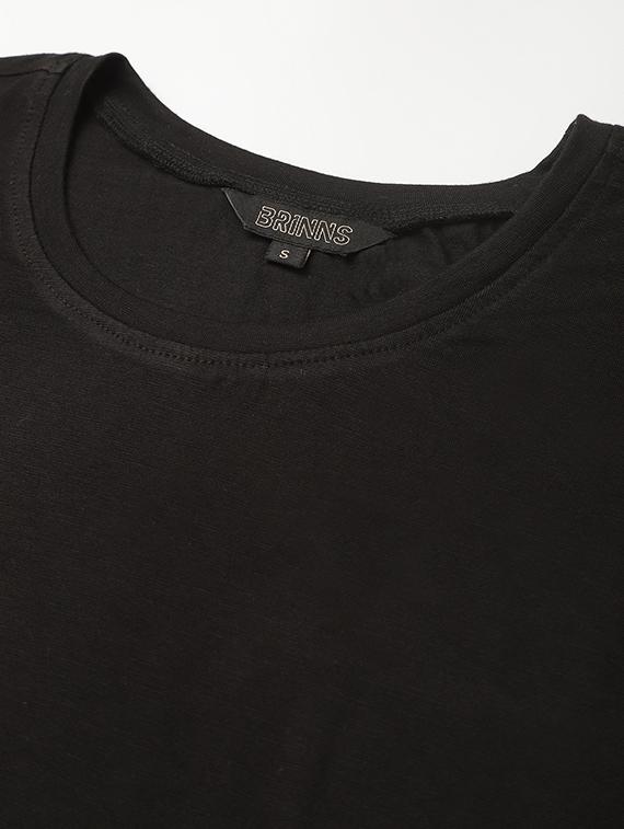 round neck solid tee - 18266504 - Standard Image - 4