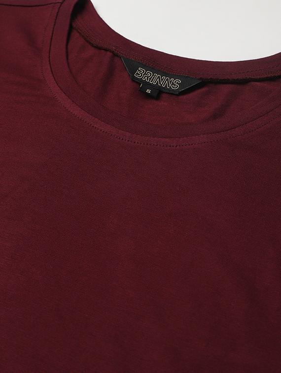 round neck solid tee - 18266528 - Standard Image - 4