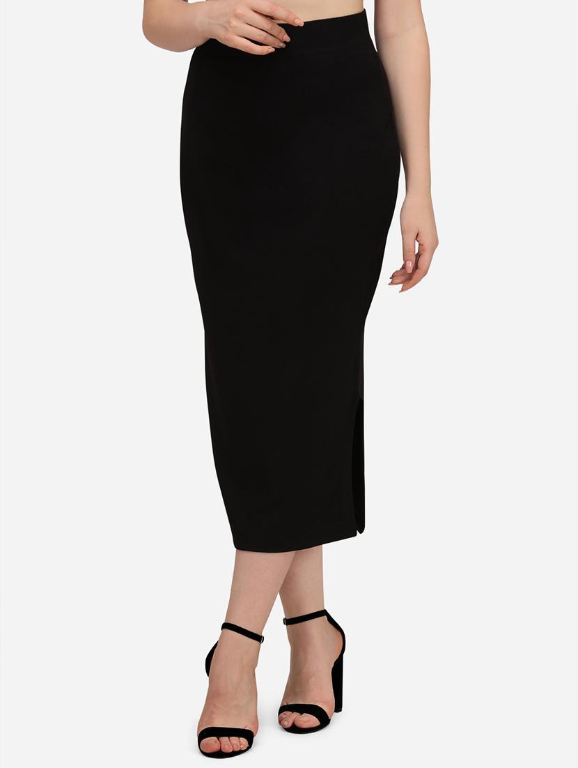 black solid saree shaper shapewear - 18266899 - Standard Image - 1