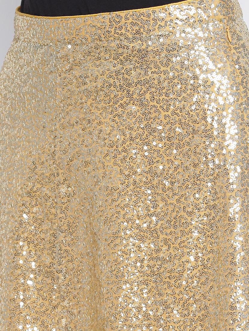 mid rise solid a-line skirt - 18267081 - Standard Image - 4