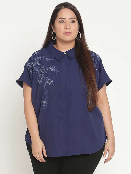 women's a line collared top - 18267416 -  Standard Image - 0