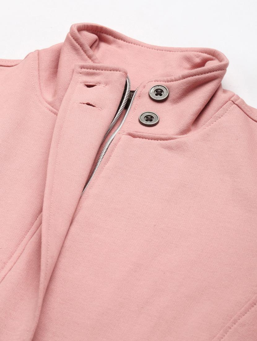 stand collar solid sweatshirt - 18267704 - Standard Image - 4