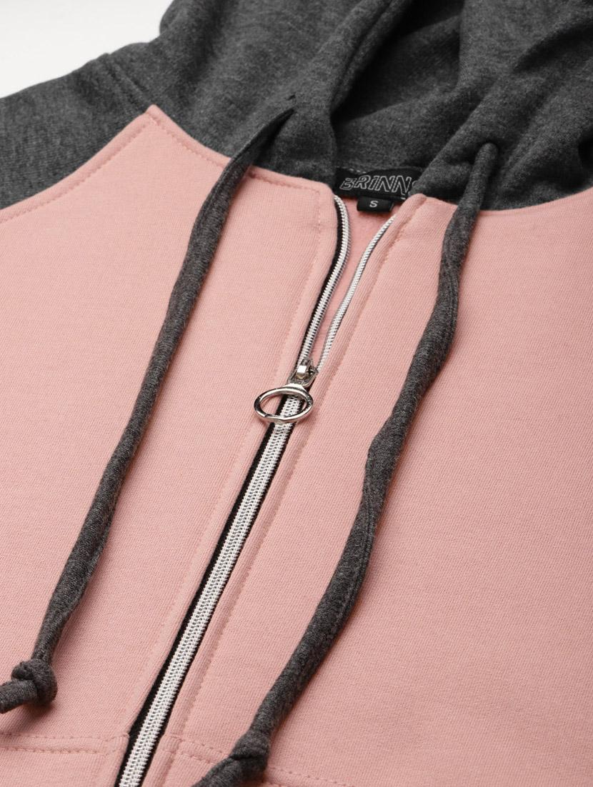 hooded neck color block sweatshirt - 18267812 - Standard Image - 4