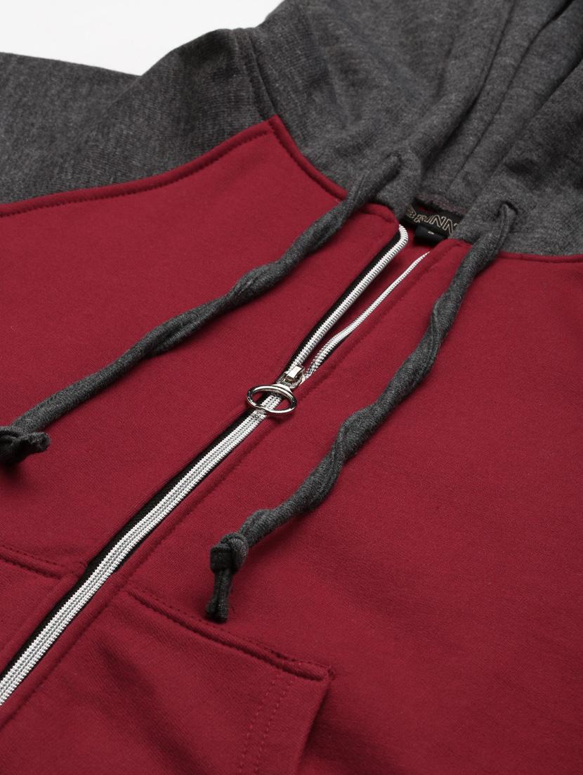 hooded neck color block sweatshirt - 18267836 - Standard Image - 4