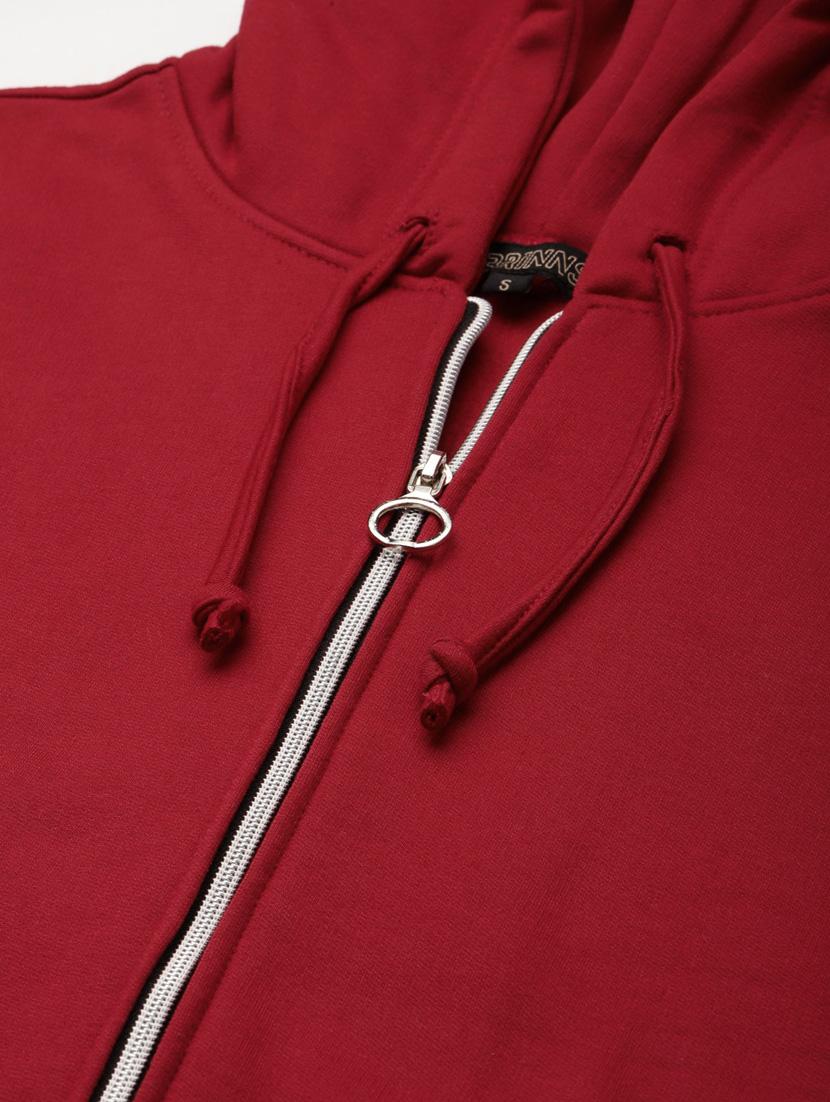 long sleeve solid hooded jacket - 18267944 - Standard Image - 4