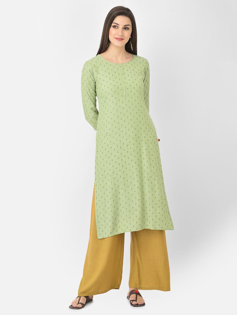 women's straight kurta - 18269230 - Standard Image - 1
