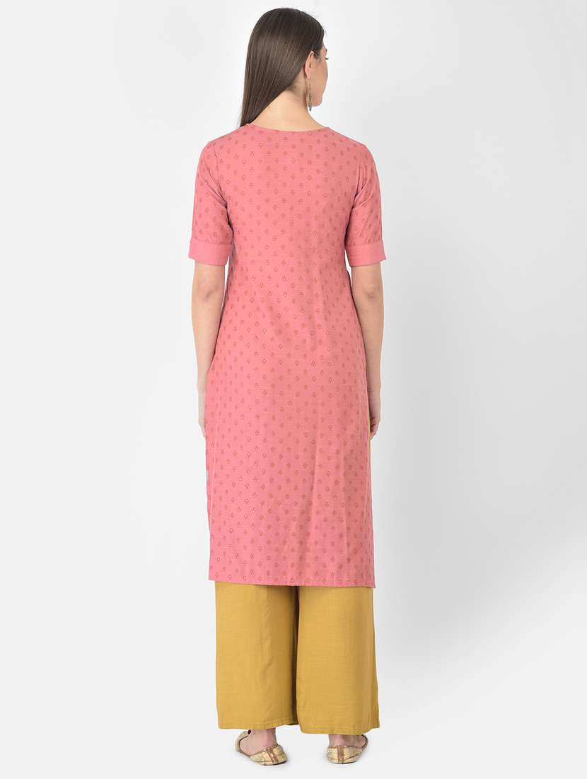 women's straight kurta - 18269244 -  Standard Image - 4