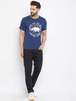 men short sleeved front print t-shirt - 18269704 - Standard Image - 3