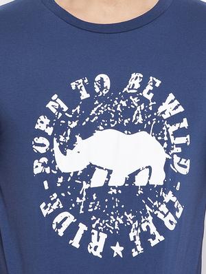 men short sleeved front print t-shirt - 18269704 - Standard Image - 4