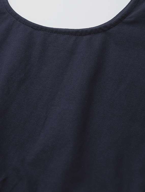 women's crop round neck top - 18270538 - Standard Image - 4
