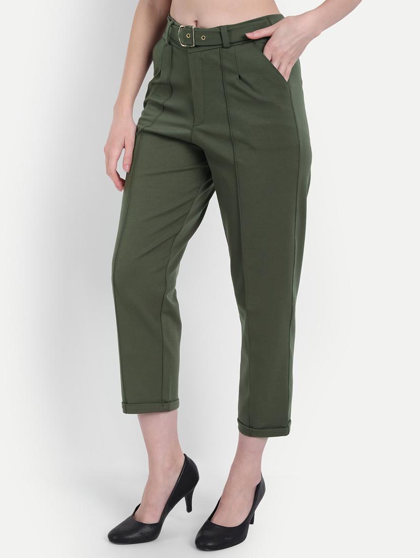 high rise flat front trouser - 18272162 -  Standard Image - 1