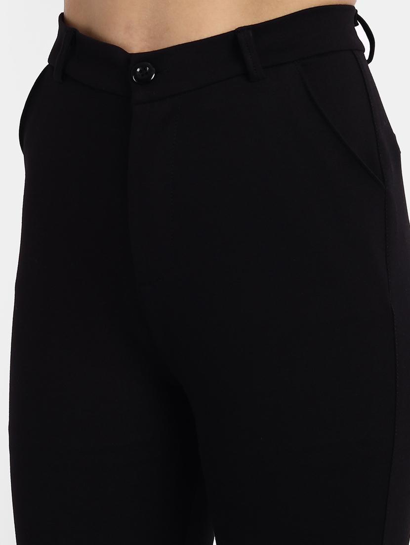 high rise flat front trouser - 18272171 - Standard Image - 4