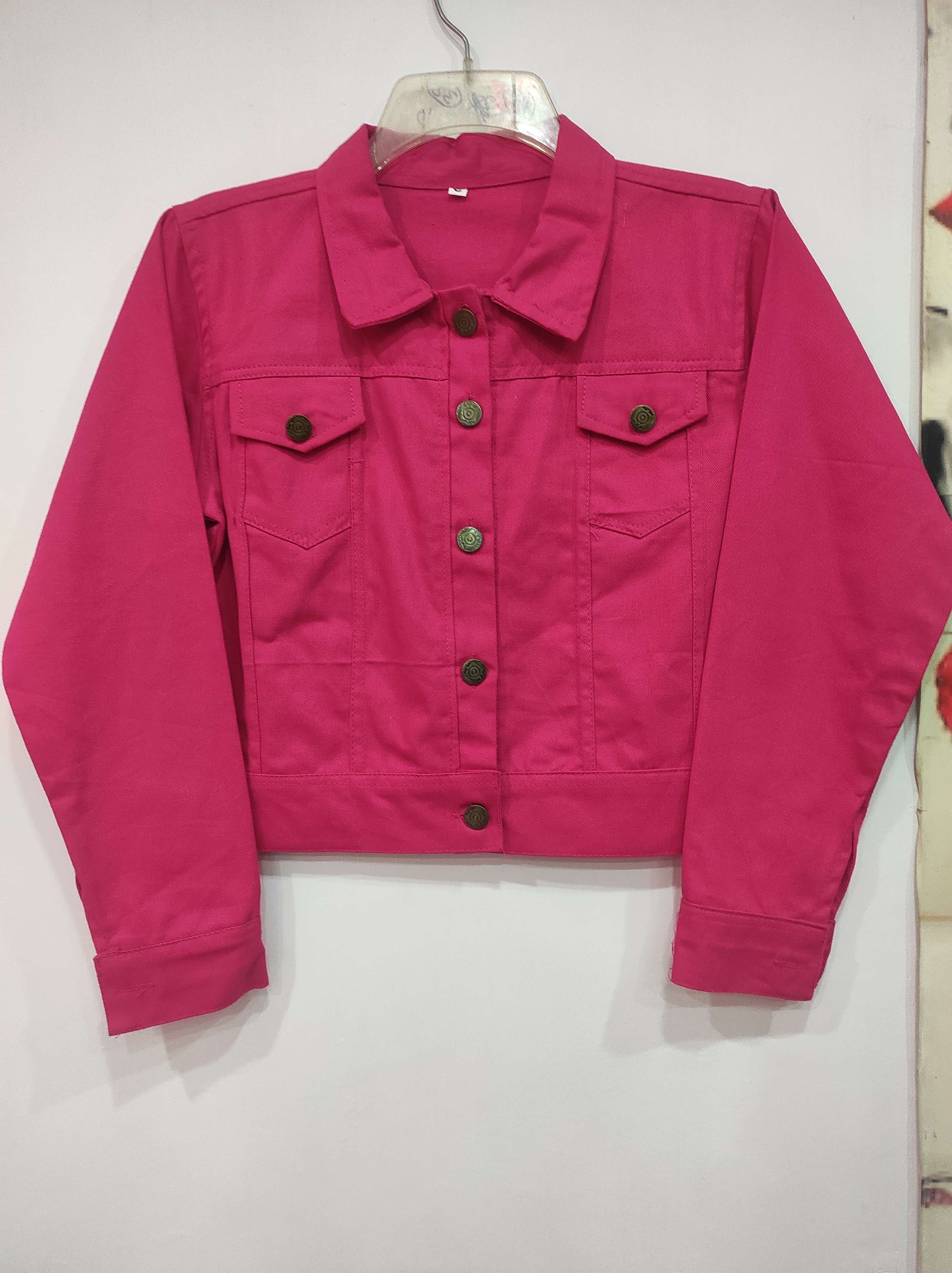 Girls Denim Jacket Ladies Jeans Ki Koti Buy Online Girls Denim