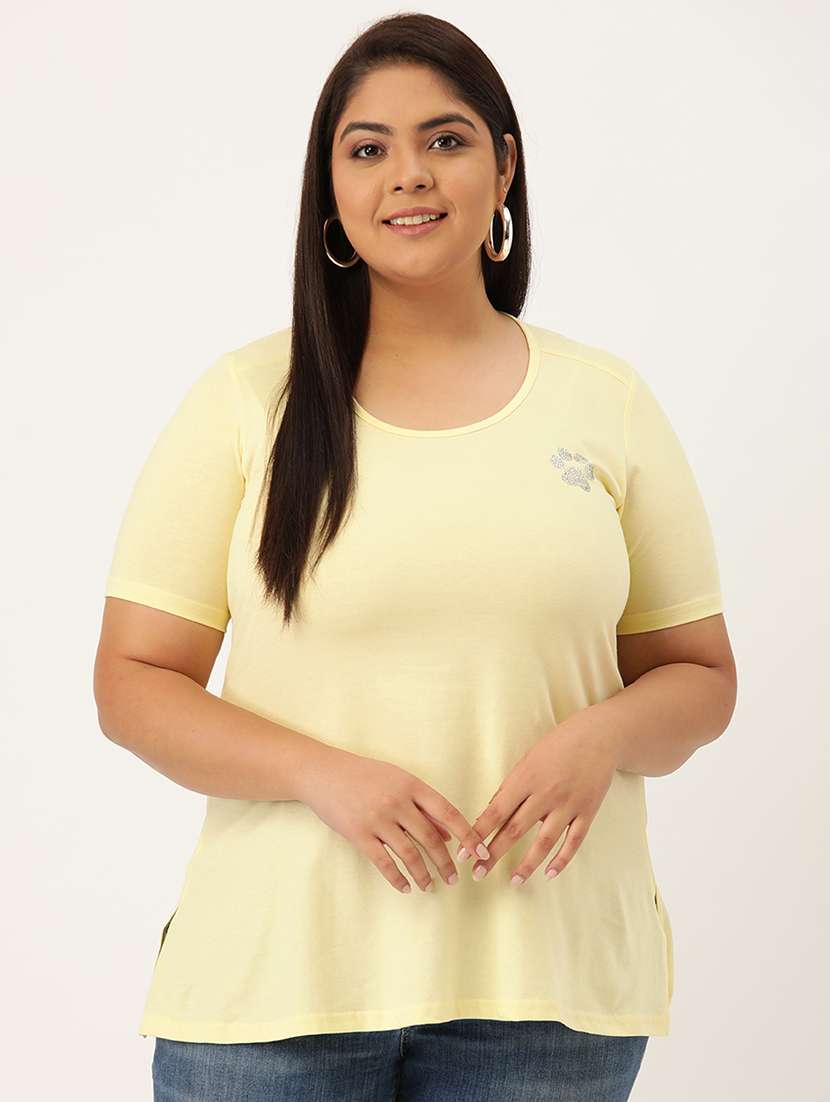 women's plain round neck t-shirt