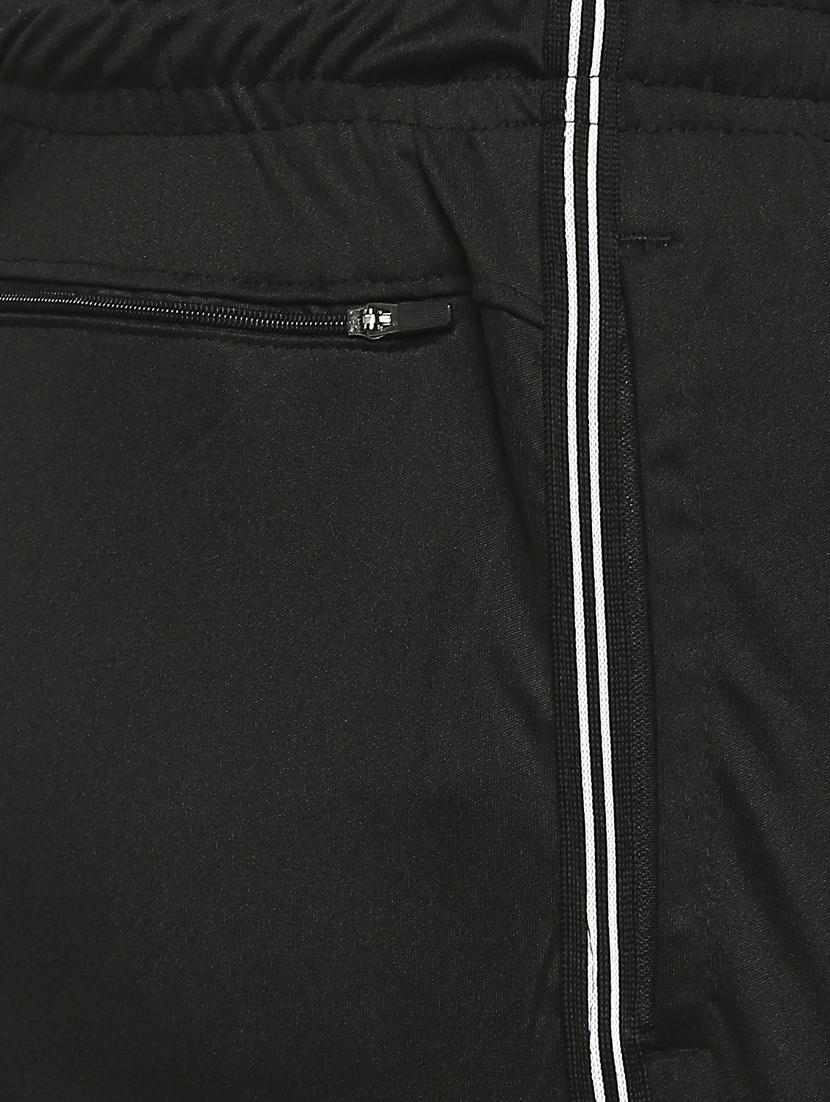 black solid length track pant - 18273559 - Standard Image - 4