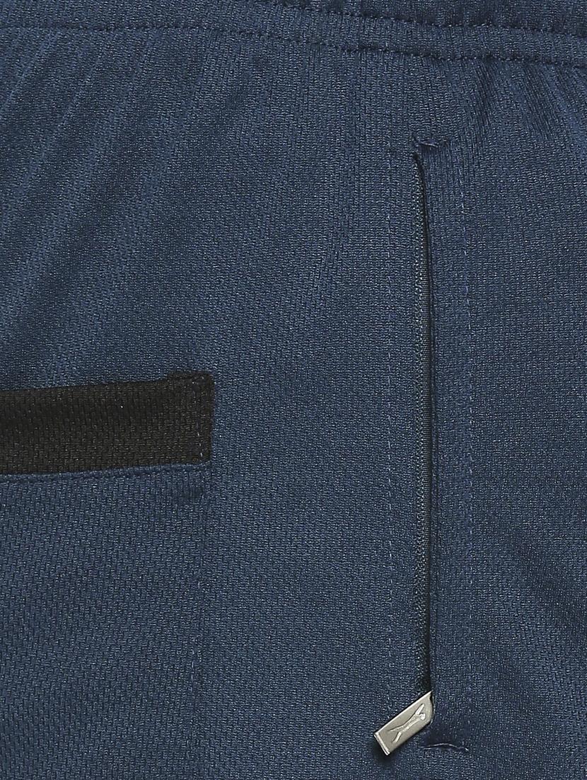 blue solid full length track pant - 18273568 - Standard Image - 4