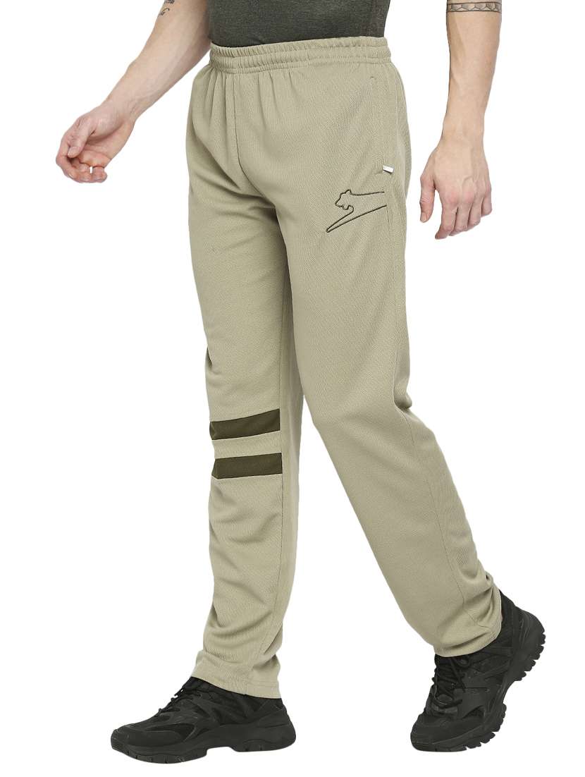 olive textured track pant - 18273569 -  Standard Image - 1
