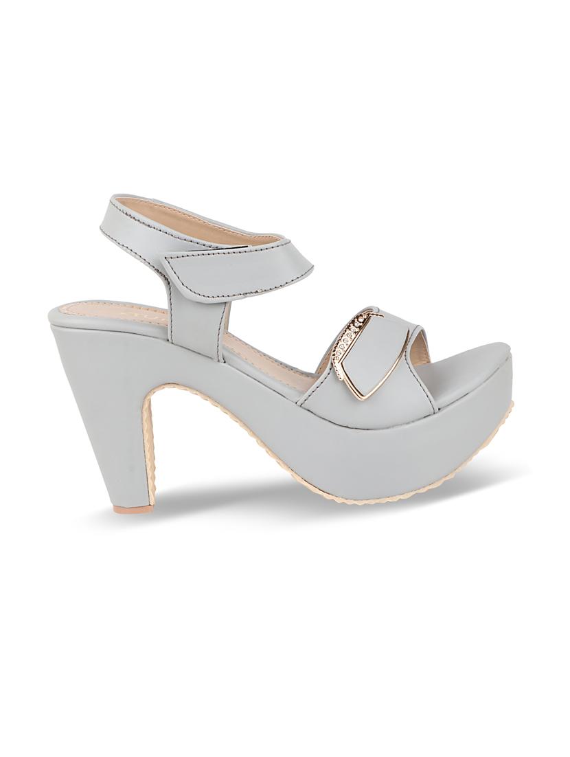 grey back strap sandal - 18275204 -  Standard Image - 1