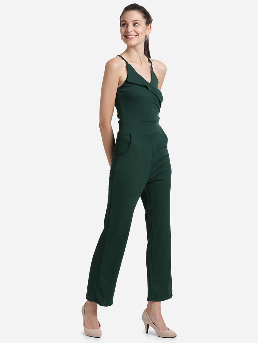 cami neck solid full leg jumpsuit - 18276745 -  Standard Image - 1