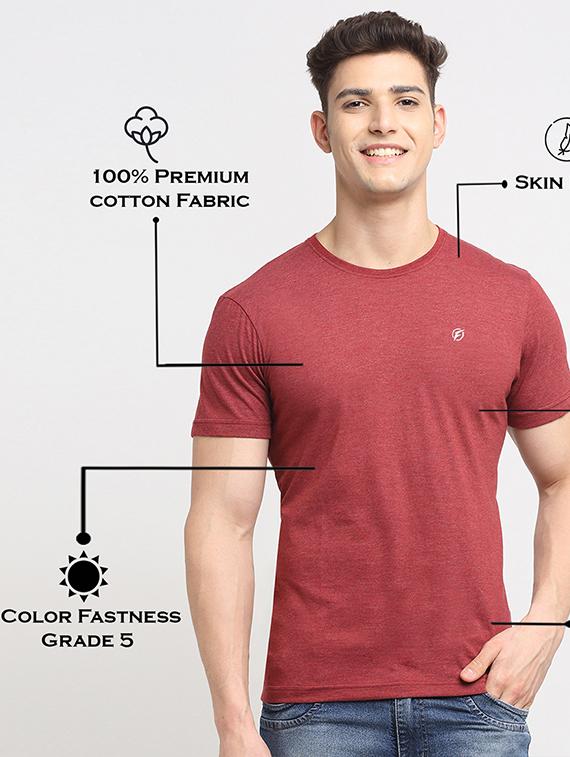 men solid short sleeves t-shirt - 18277197 - Standard Image - 4