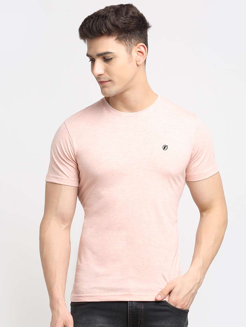 pink melange t-shirt