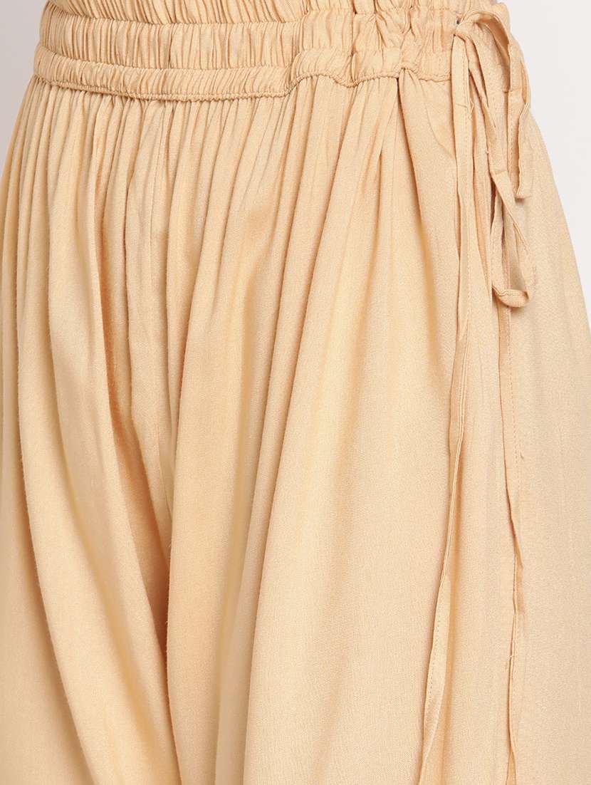 mid rise solid palazzo - 18277280 -  Standard Image - 4