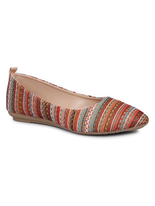 multi colored fabric ballerina - 18277430 -  Standard Image - 0
