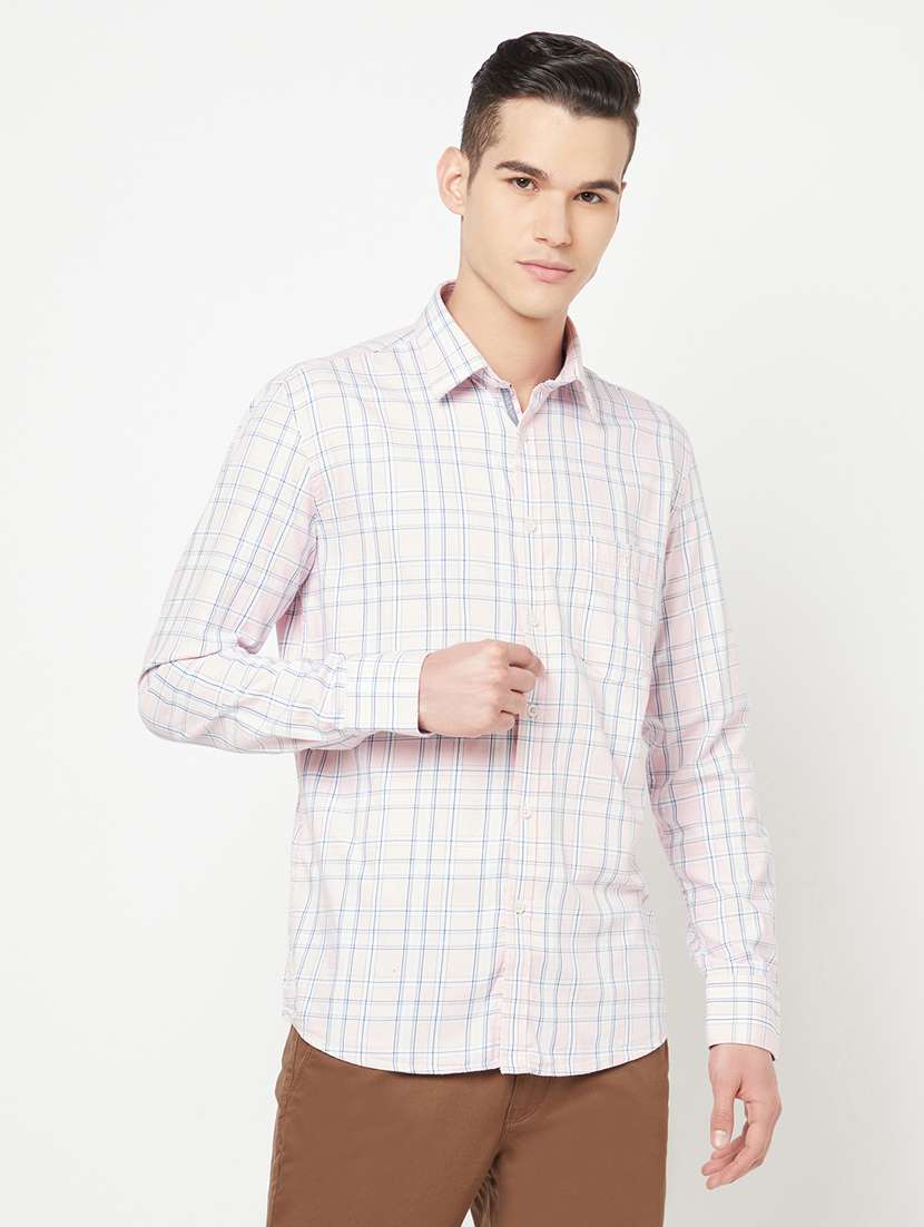 mens checks casual shirt