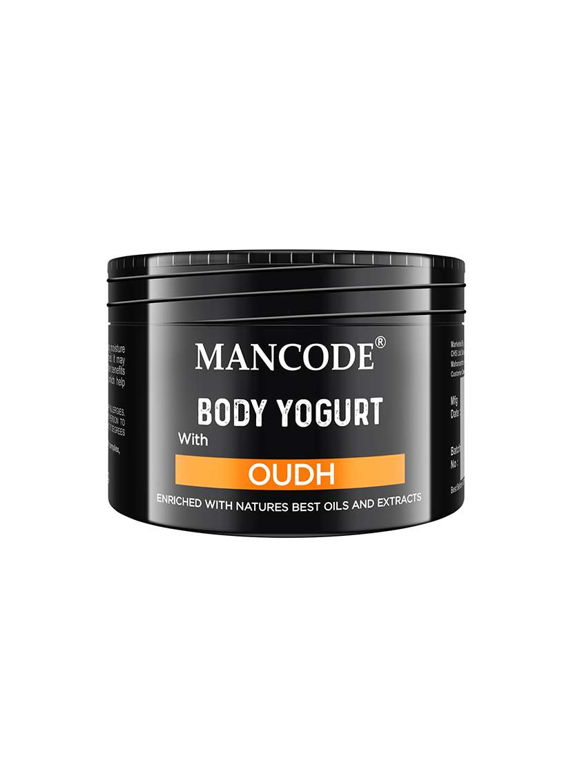 man code oudh body yogurt fast absorbing treats damp skin 100 gm (pack of 1)