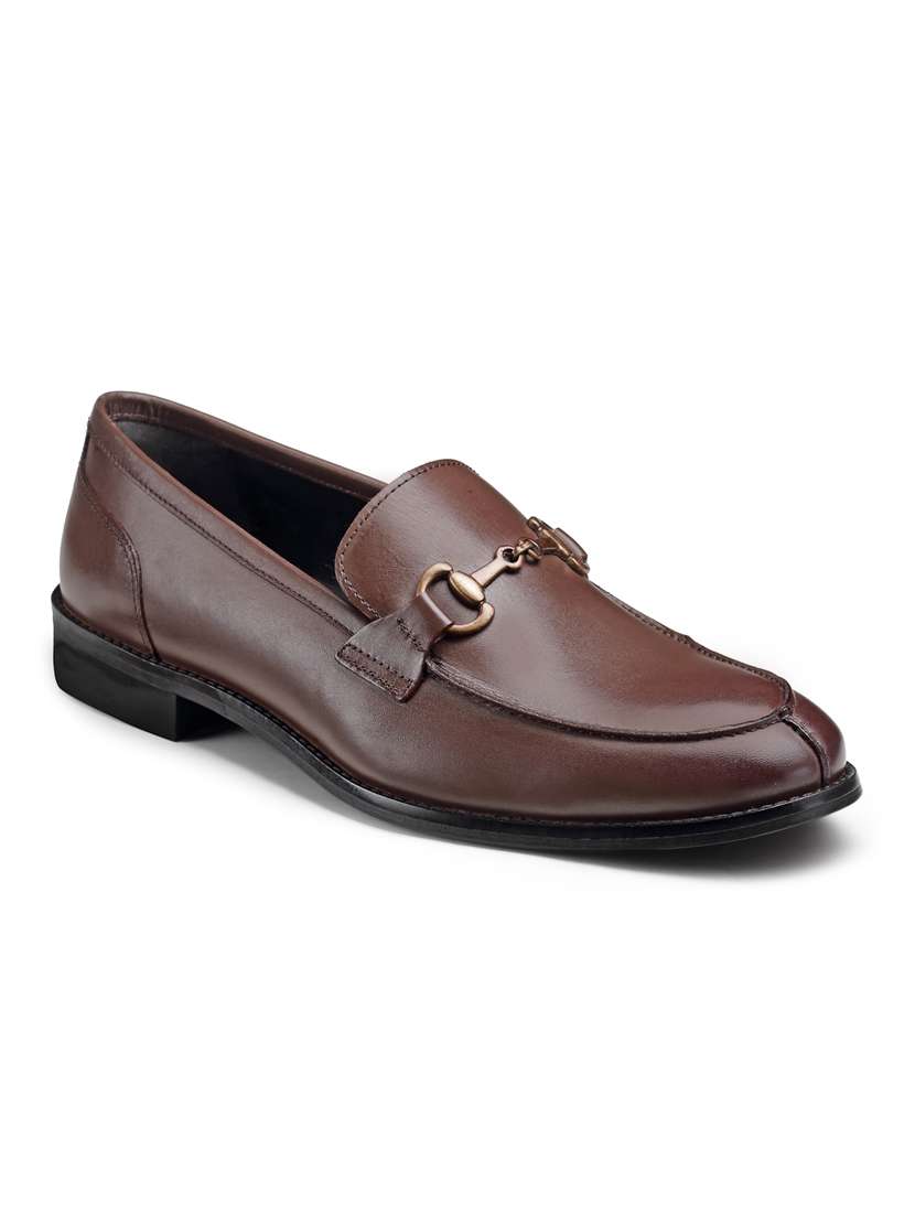 men slip on horsebit loafers