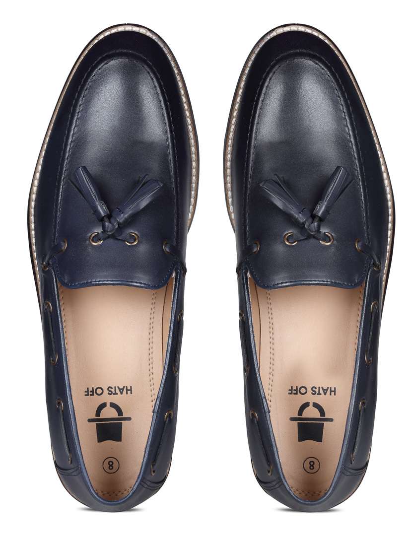 men slip on tassle detailing loafers - 18280614 -  Standard Image - 1