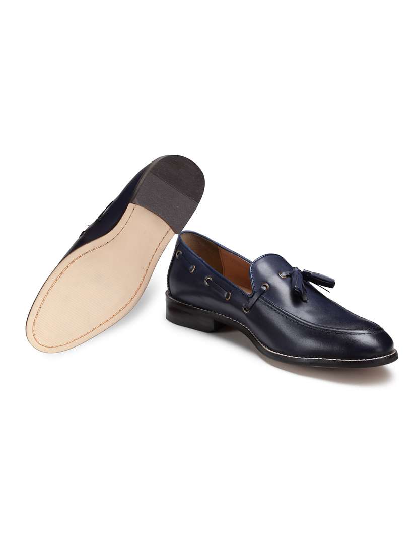 men slip on tassle detailing loafers - 18280614 -  Standard Image - 4