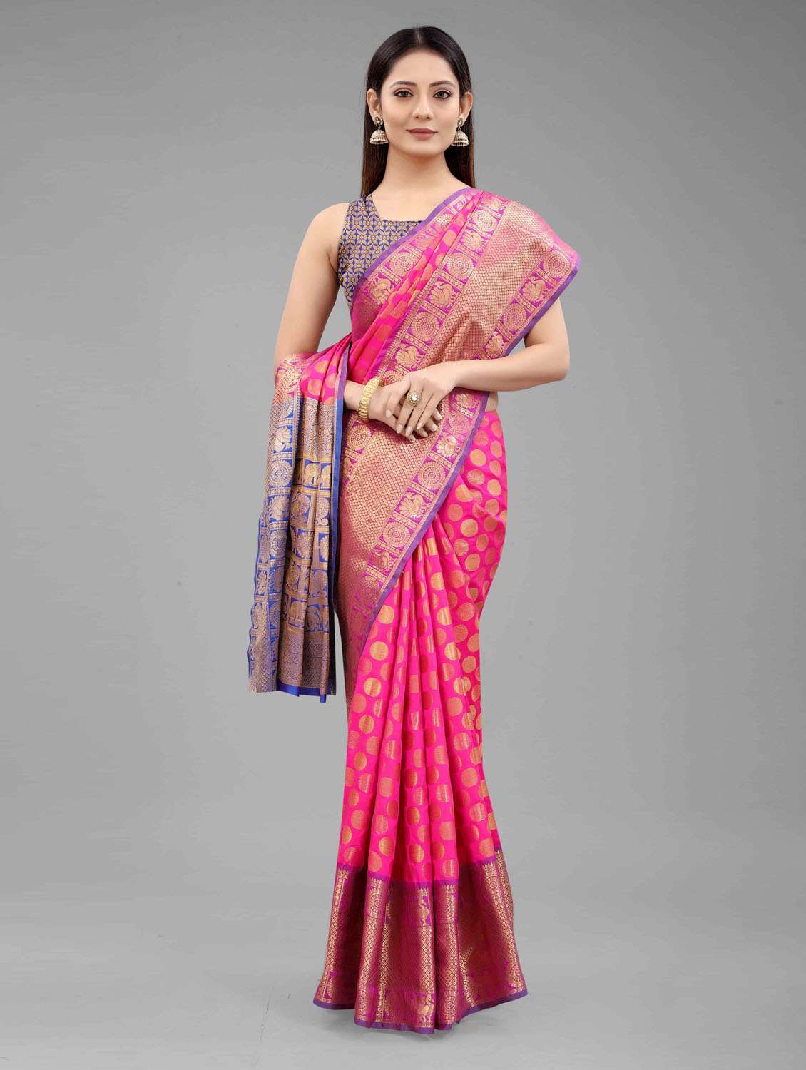 women's banarasi saree - 18280775 -  Standard Image - 1