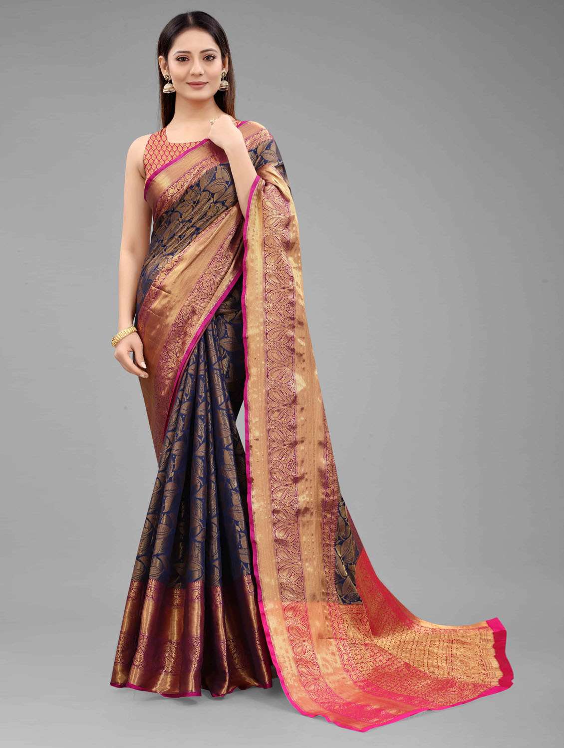 women's banarasi saree - 18280782 -  Standard Image - 1