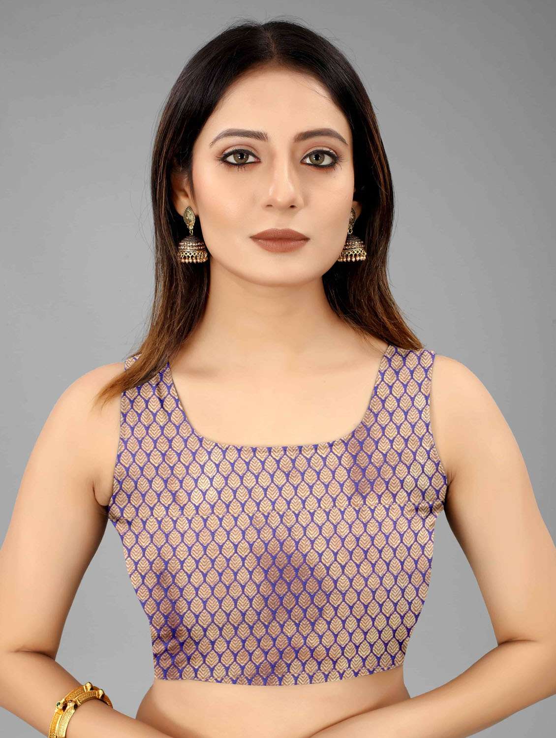 women's banarasi saree with blouse - 18280787 -  Standard Image - 4