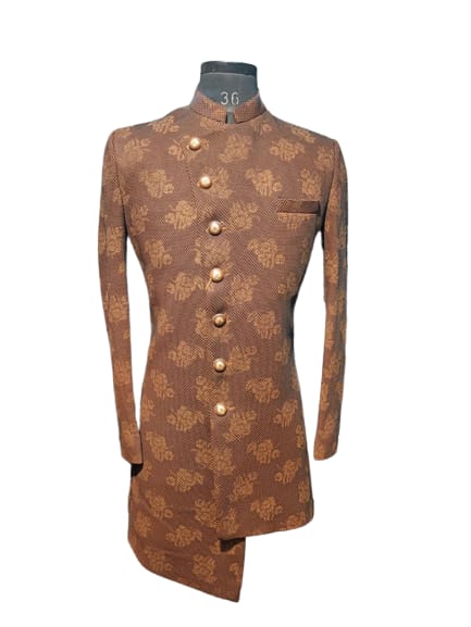 jackard party wear indo western - 18280890 - Standard Image - 1