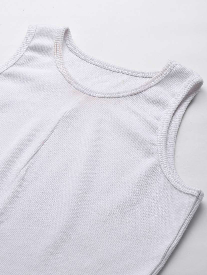 women's crop round neck top - 18281391 - Standard Image - 4