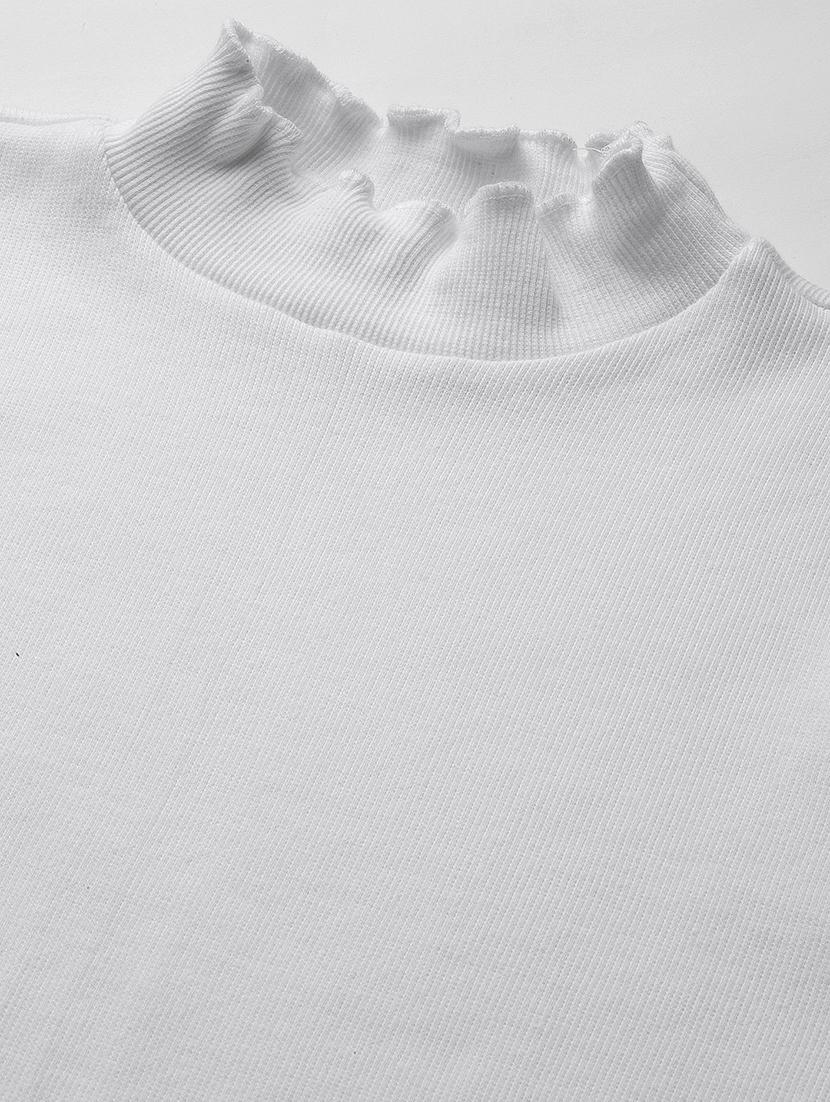 women's straight mock neck top - 18281401 - Standard Image - 4