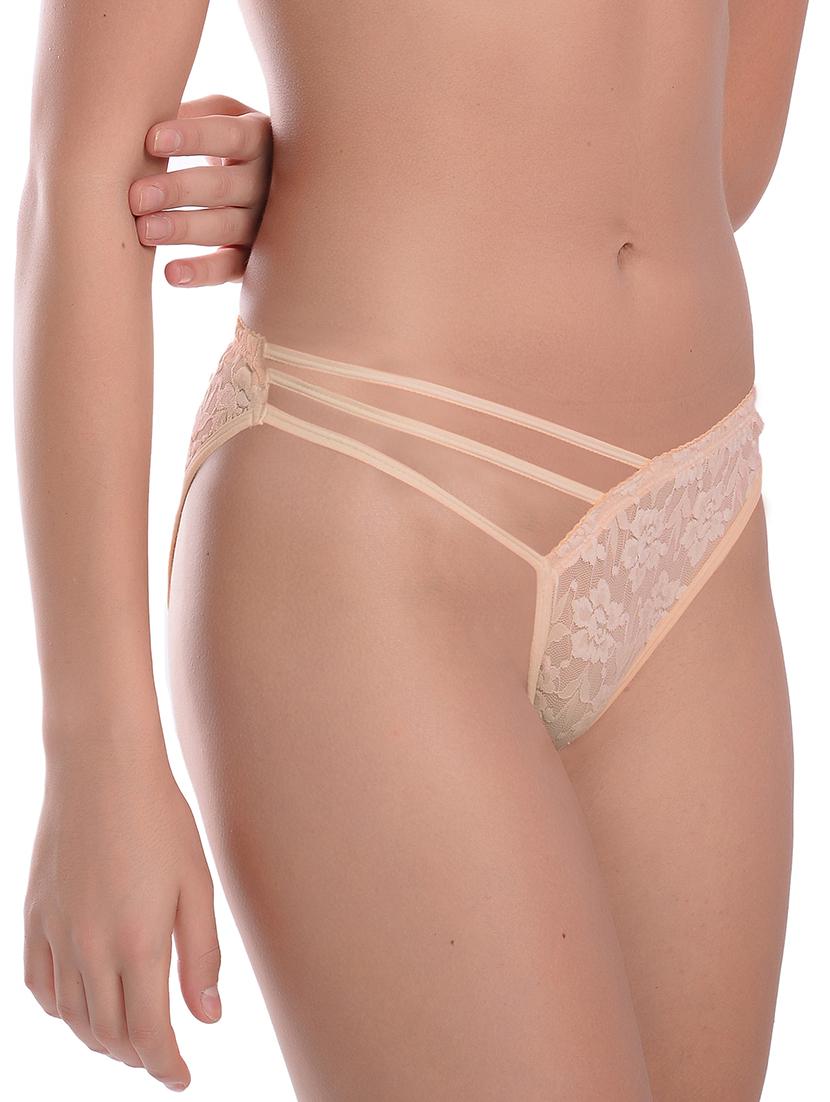 beige net bikini panty - 18281649 - Standard Image - 1