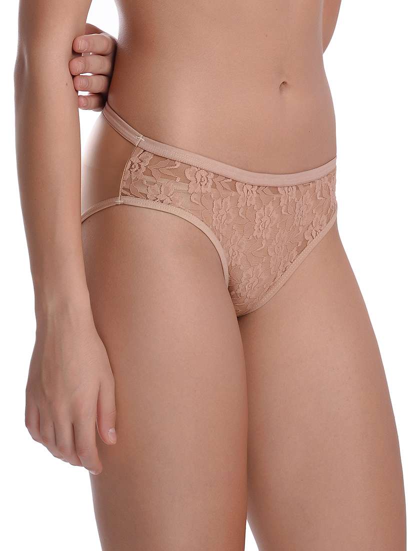 beige net bikini panty - 18281685 -  Standard Image - 1