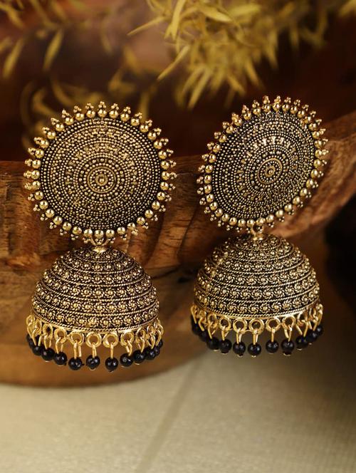 graceful delightful jhumka earrings - 18283341 -  Standard Image - 0