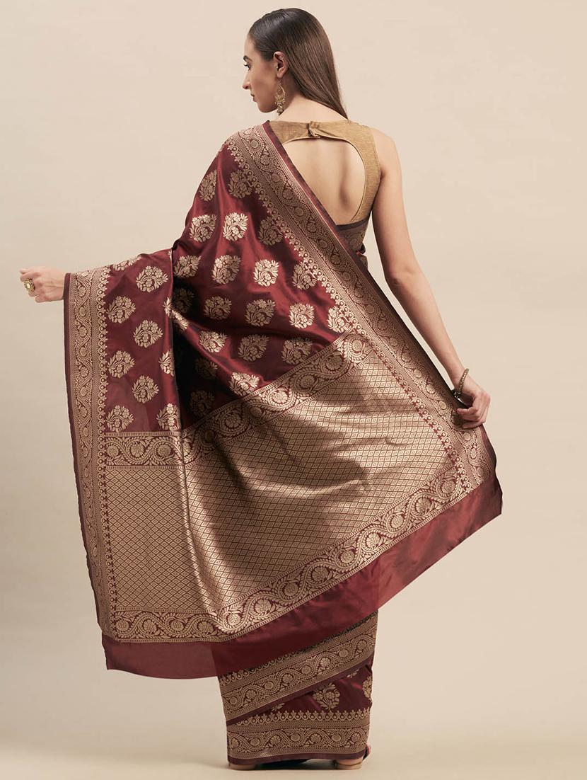 women's banarasi saree - 18284263 - Standard Image - 1