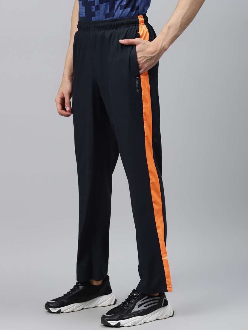 navy blue side striped track pant - 18284319 - Standard Image - 1